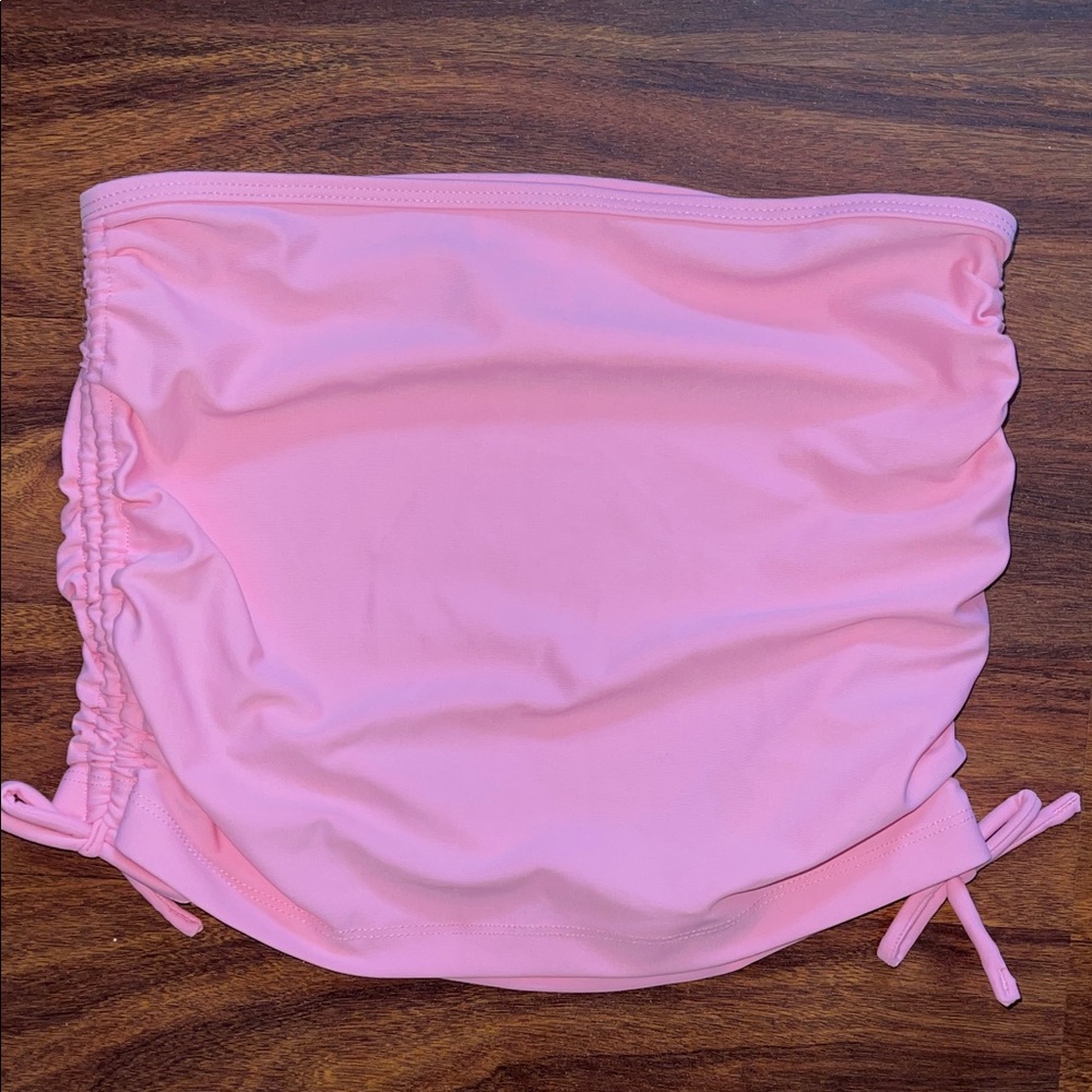 4 For $12 Girls Pink Ruched Swim Skirt